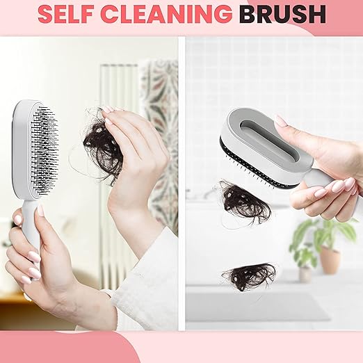 Self-Cleaning Hair Brush