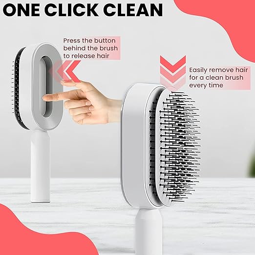 Self-Cleaning Hair Brush