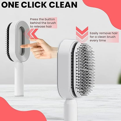 Self-Cleaning Hair Brush